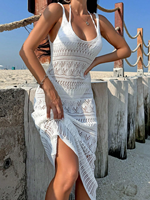 Elegant Hollow-Out Maxi Dress Cover-Up – Chic & Sexy Resort Style 3